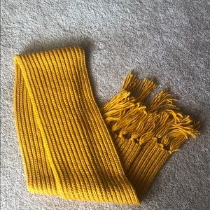 Mustard yellow scarf